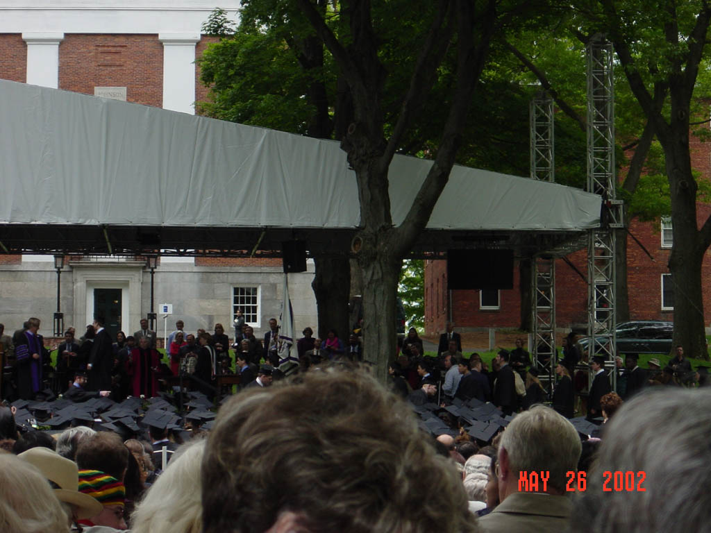 Graduation - Me in line to get diploma