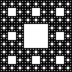 sierpinski carpet, iteration 3