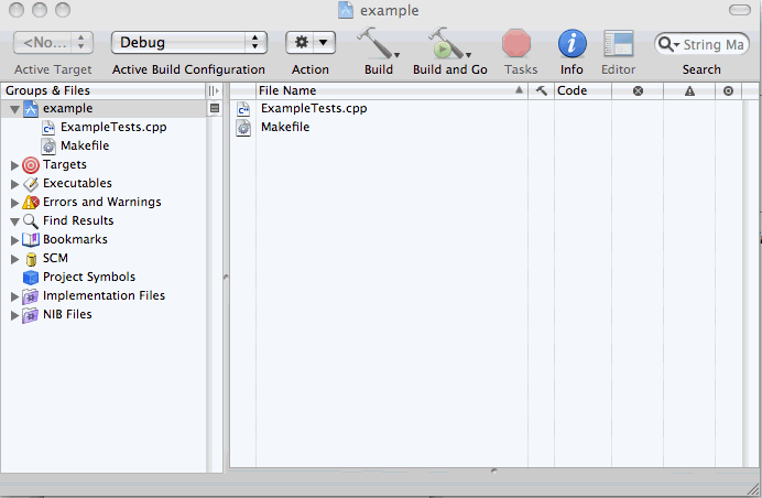 Xcode new target menu
